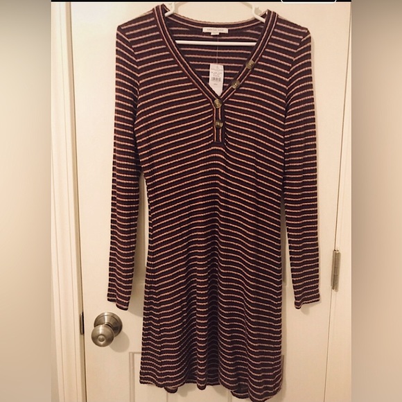 🆕🔥AMERICAN EAGLE 🦅 SUPER STYLISH&EXTREMELY SOFT/FLOWING MIDI DRESS LONGSLEEVE - Picture 6 of 13